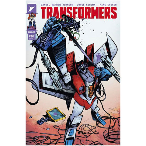 Skybound Image Comics Transformer Issue 007 A Cover daniel warren johnson comic book starscream