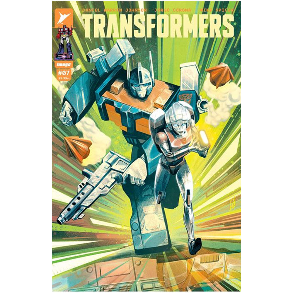 Transformers #7 Cover F (1:100 Del Mundo Variant) - Comic Book Transformers #7 Cover F (1:100 Del Mundo Variant) - Comic Book