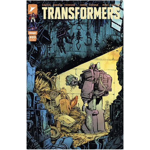 Skybound IMage Comics transformers issue 009 B Cover Mike Spicer Variant comic book shockwave