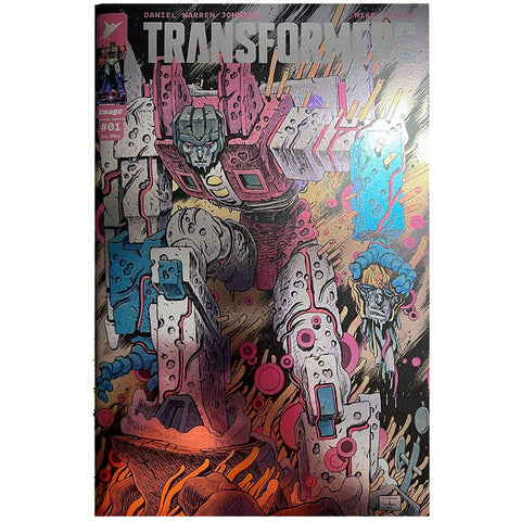 Skybound Image Transformers issue 1 cover H 1:100 bertram spoiler foil variant comic book