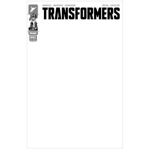 Transformers #1 Cover I (Blank Sketch Variant) - Comic Book