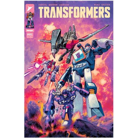 Transformers #1 (Second Run) Decepticon Larosa Variant - Comic Book