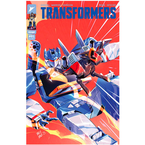 Transformers #1 Retailer Exclusive Darlsdraws Cover - Comic Book