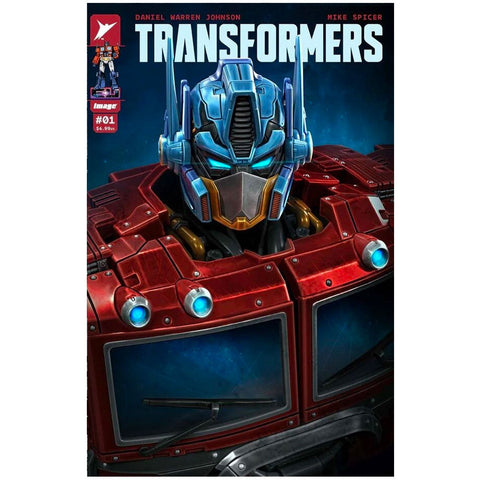 Transformers #1 Retailer Exclusive Grassetti Carnivore Comics Cover (Foil Variant) - Comic Book