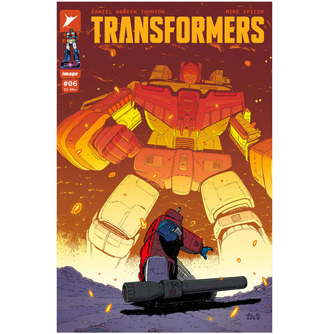 Skybound Image Comics Transformers issue 6 cover B andrew lima arauja variant comic book