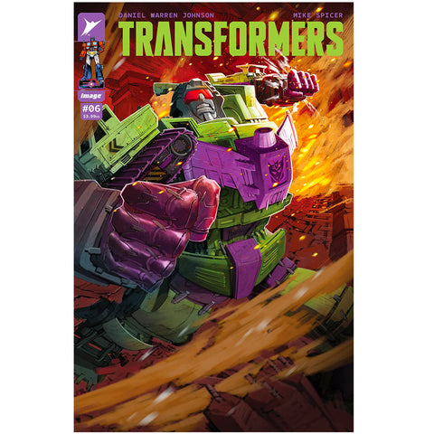 Image Skybound Transformers issue 6 cover d 1:25 retailer incentive Canete variant comic book
