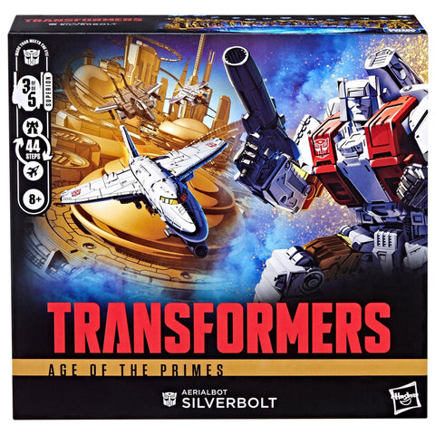 Transformers age of the primes aerialbot silverbolt hasbro usa box package front