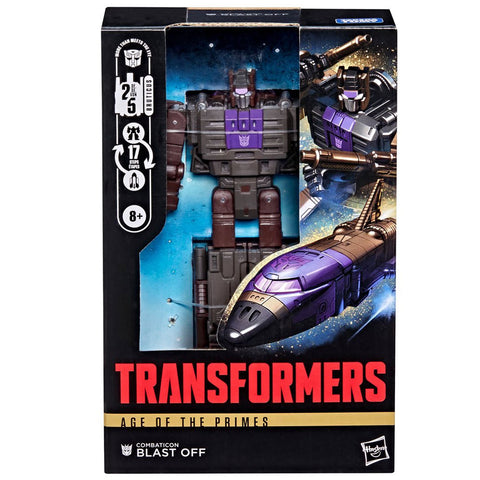 Transformers Age of the Primes Combaticon Blast off deluxe hasbro usa box package front