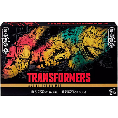 Transformers Age of the Primes G2 Universe Dinobot Snarl & Dinobot Slug - 2-Pack