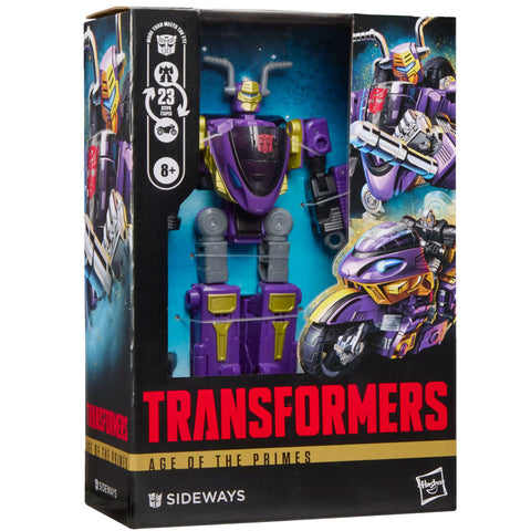 Transformers Age of the Primes Sideways voyager Armada hasbro usa box package front angle