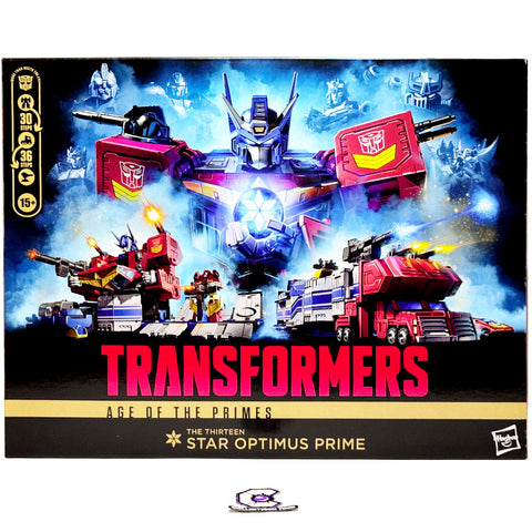 Transformers Age of the Primes the thirteen star optimus prime titan convoy rodimus hasbro usa box package front photo collecticon