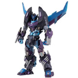 Transformers AMT-01EX Lost Light Rodimus black blue purple robot action figure toy stock photo