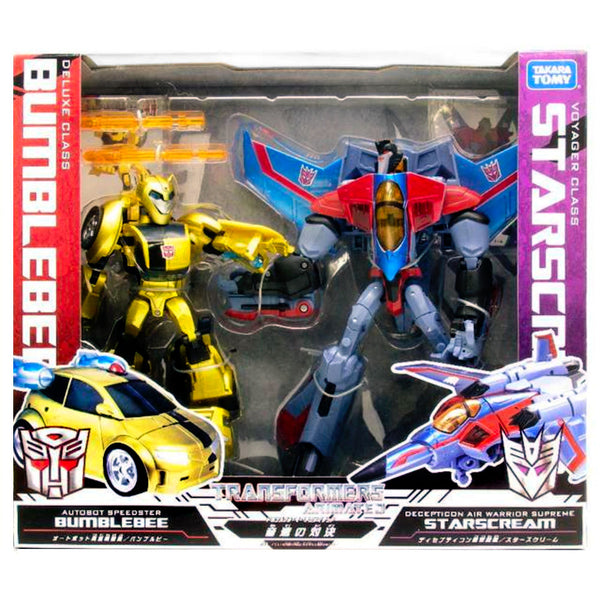 Transformers Animated Speed of Sound Showdown Bumblebee vs Starscream - 2-Pack Japan Transformers Animated Speed of Sound Showdown Bumblebee vs Starscream - 2-Pack Japan