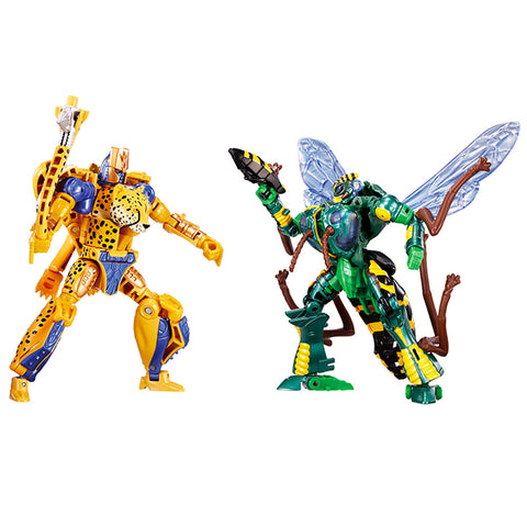 Transformers Beast Wars Again BWVS-03 Flash Showdown Cheetor Waspinator deluxe 2-pack action figure toys