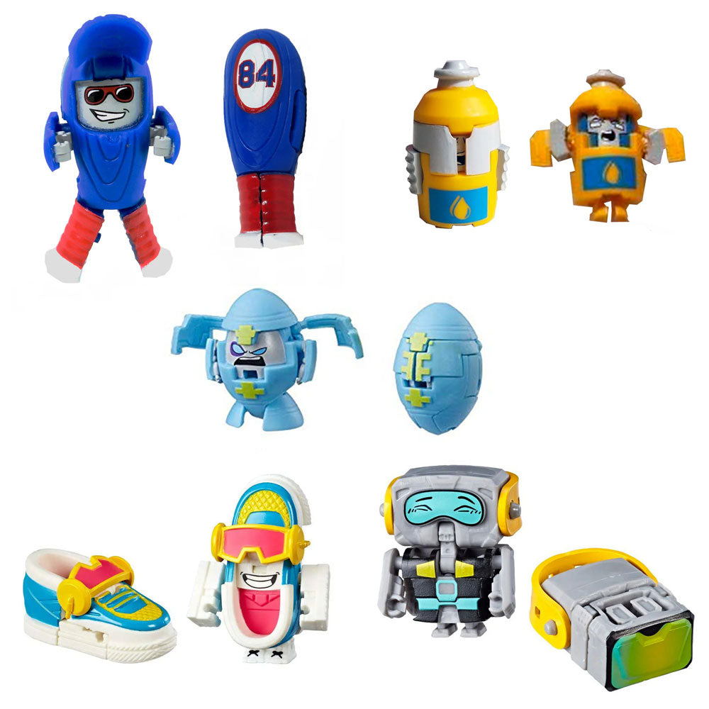 Transformers Botbots Jock Squad Series 3 - Complete Set of 5 Transformers Botbots Jock Squad Series 3 - Complete Set of 5
