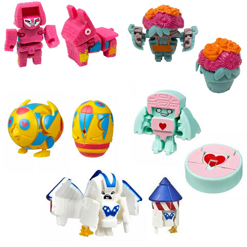 Transformers Botbots Series 4 Season Greeters Complete set of 5 toys