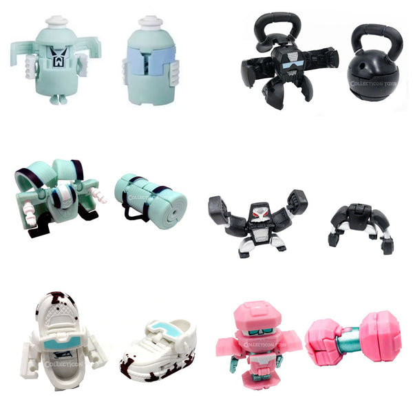 Transformers Botbots Series 5 Cardio Clique - Complete Set of 6 Transformers Botbots Series 5 Cardio Clique - Complete Set of 6