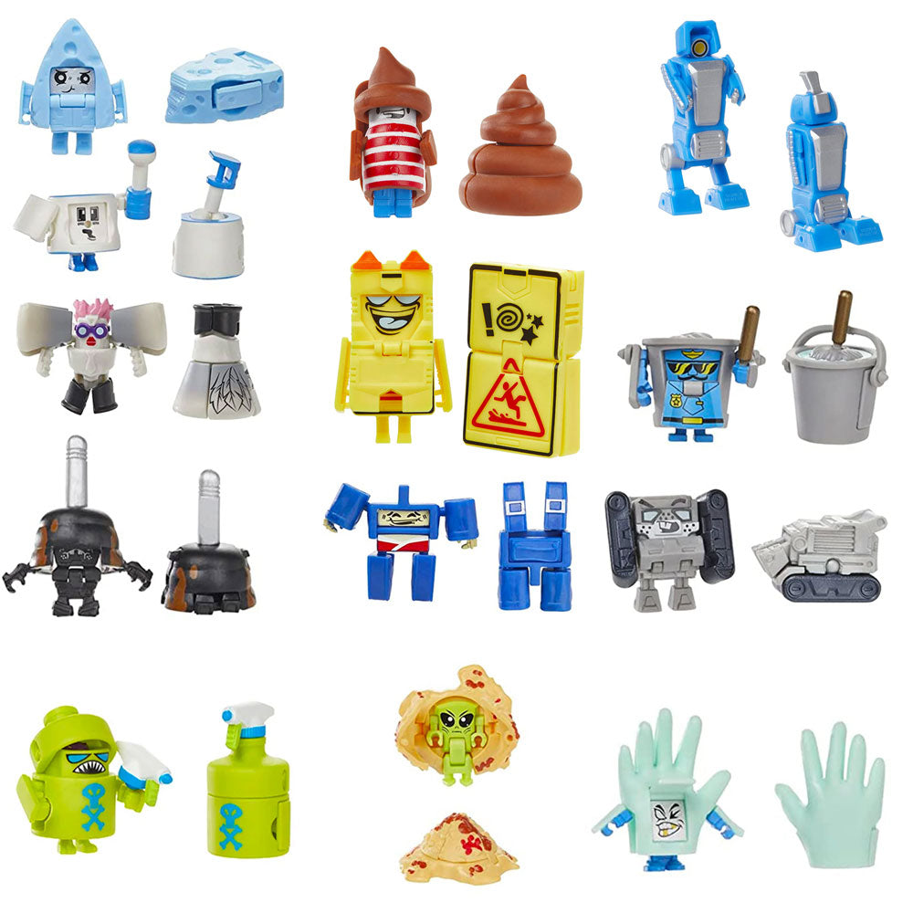 Transformers Botbots Series 6 Custodial Crew - Complete Set of 13 Transformers Botbots Series 6 Custodial Crew - Complete Set of 13