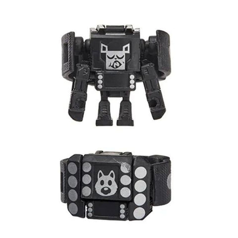 Transformers Botbots Series 6 pet mob Bully Bulldog black robot toy