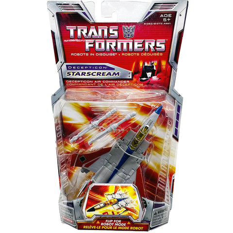 Transformers Classics Starscream Deluxe hasbro canada multilingual box package front