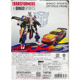 Transformers Bingo Sports Optimus Prime Deluxe TakaraTomy Japan TLK AOE corvette box package back