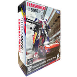 Transformers Bingo Sports Optimus Prime Deluxe TakaraTomy Japan TLK AOE corvette box package front angle