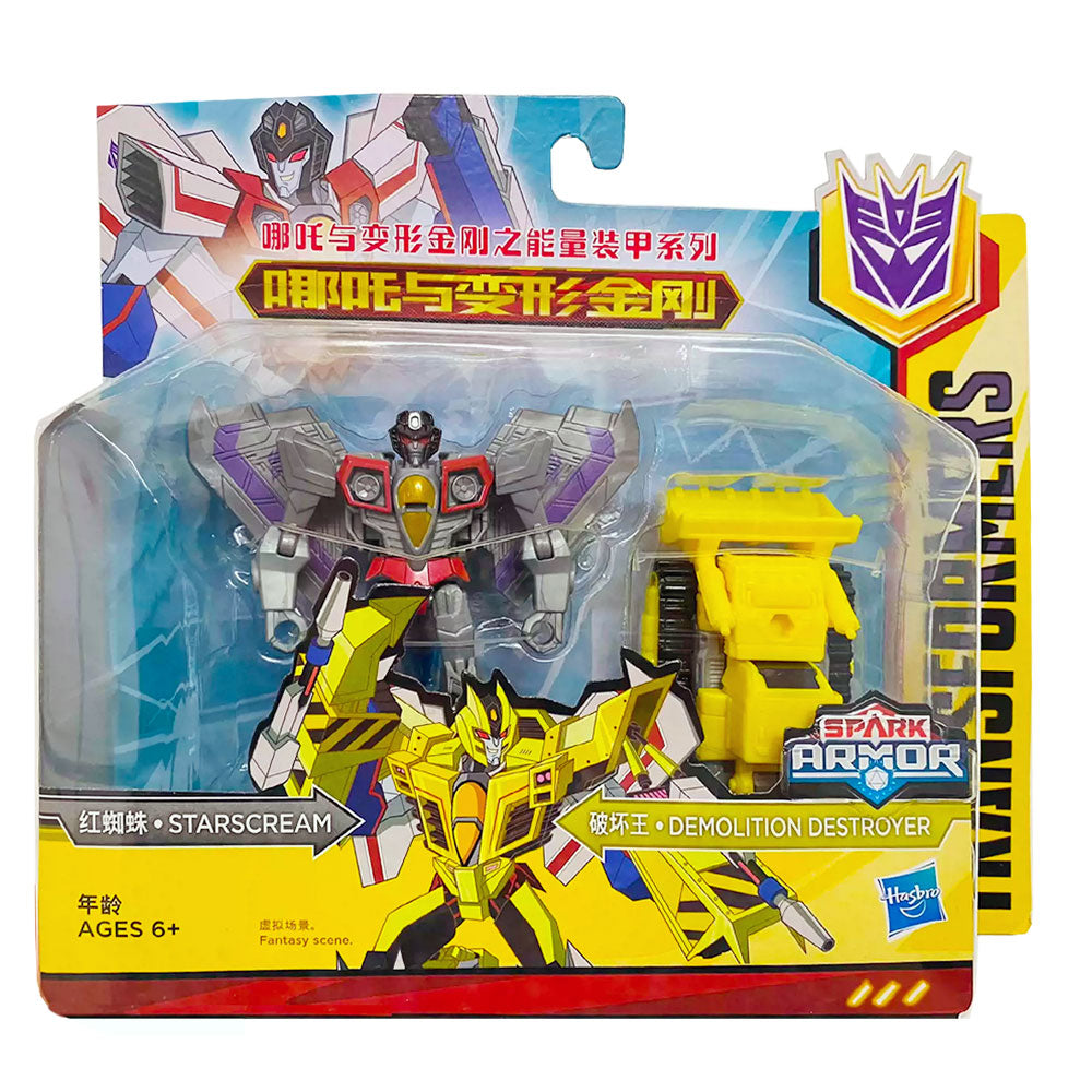 Transformers Cyberverse Power of the Spark Starscream & Demolition Destroyer - Spark Armor China Transformers Cyberverse Power of the Spark Starscream & Demolition Destroyer - Spark Armor China