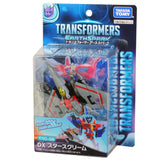 Transformers Earthspark JP ESD-08 EX Starscream deluxe TakaraTomy Japan box package front angle photo
