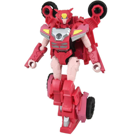 Transformers Earthspark ESD-14 DX Elita-1 Deluxe Takaratomy Japan Pink robot action figure toy