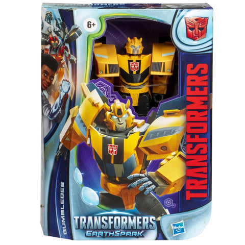 Transformers Earthspark Bumblebee Deluxe no B.A.F. hasbro box package front