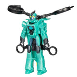 Transformers Earthspark Chaos Terran Spitfire 1-step flip changer hasbro usa green robot action figure toy