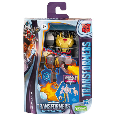 Transformers Earthspark Grimlockd deluxe hasbro BAF box package front