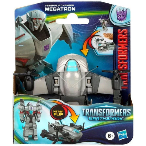 Transformers Earthspark Megatron 1-step flip changer hasbro usa rigid closed hangtag box package front