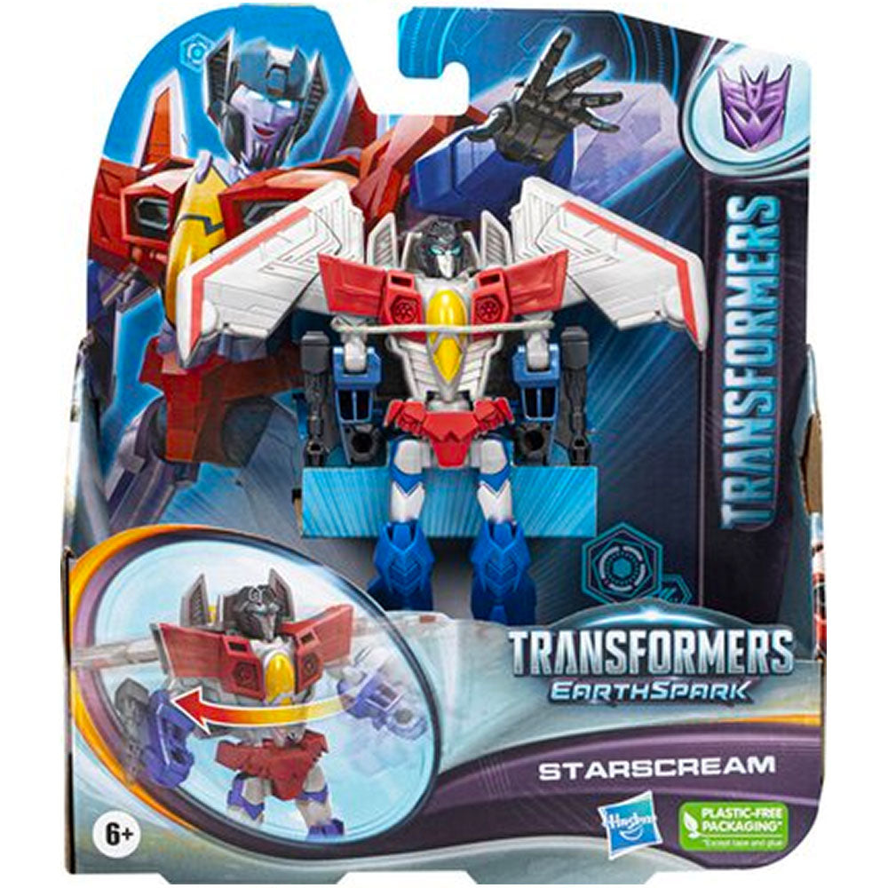 Transformers Earthspark Starscream - Warrior Transformers Earthspark Starscream - Warrior