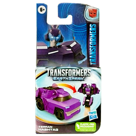 Transformers Earthspark Terran Hashtag Tacticon box package front digibash