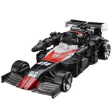 Transformers Generations age of the primes decepticon crasher deluxe hasbro usa black F1 race car vehicle toy accessories