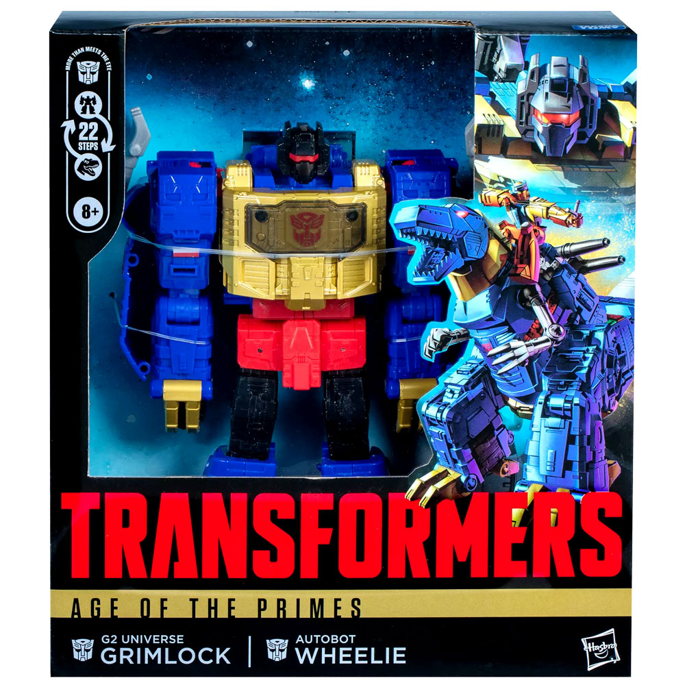 Transformers Age of the Primes G2 Universe Grimlock & Autobot Wheelie - Leader Transformers Age of the Primes G2 Universe Grimlock & Autobot Wheelie - Leader