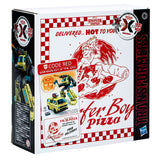 Transformers Generations Collaborative 2023 Stranger Things Code Red pizza Box package front angle