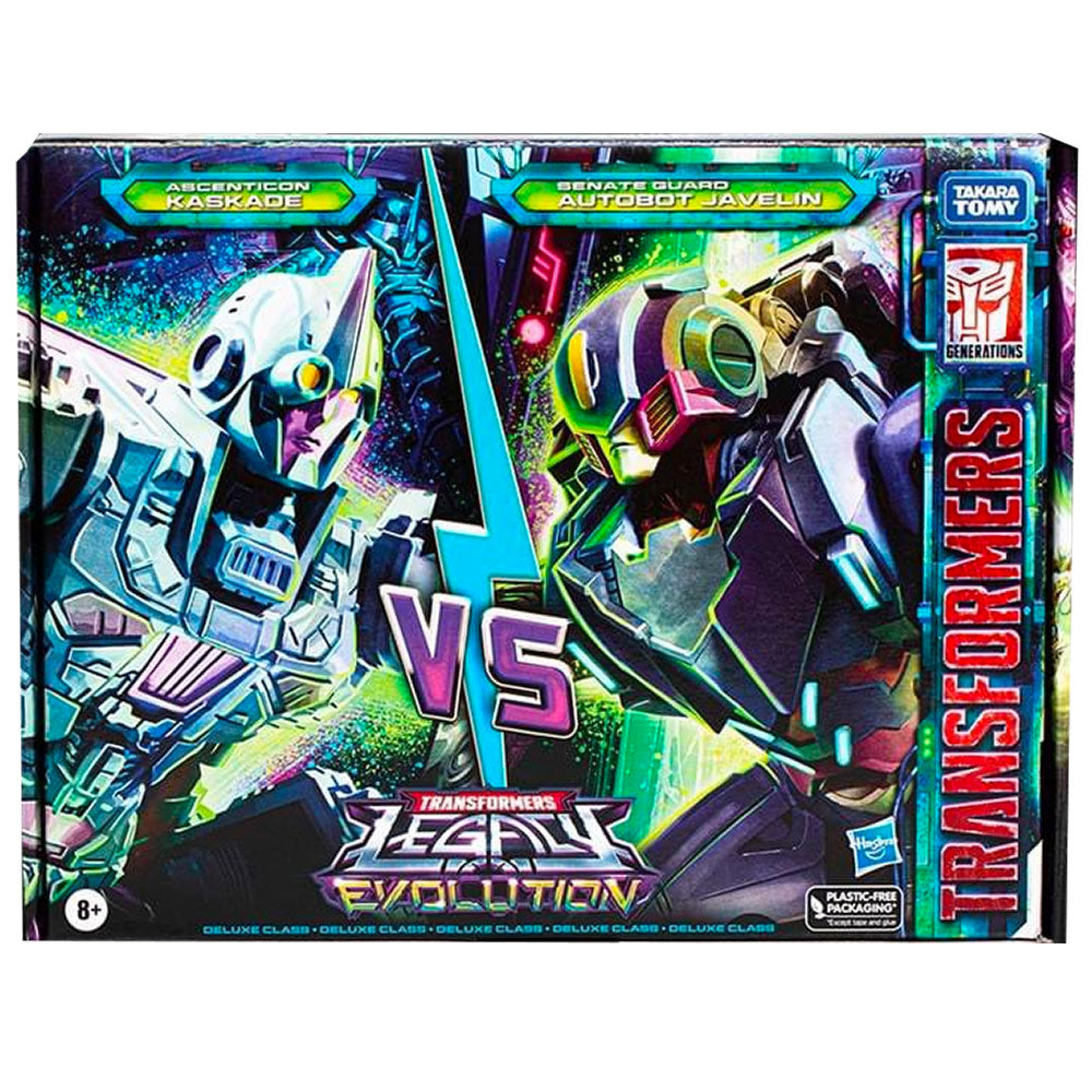 Transformers Legacy Evolution Dead Eye Duel Ascenticon Kaskade & Senate Guard Autobot Javelin - 2-Pack Transformers Legacy Evolution Dead Eye Duel Ascenticon Kaskade & Senate Guard Autobot Javelin - 2-Pack