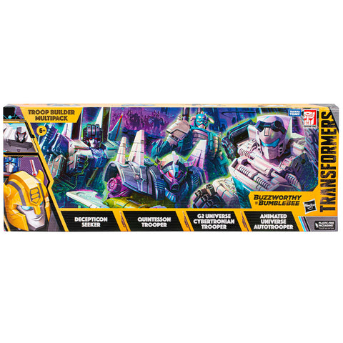 Transformers Generations Legacy Evolution Buzzworthy Bumblebee Troop Builder Multipack box package front