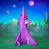 Transformers Generations Legacy Evolution Decepticon Nemesis Titan purple spaceship launch photo