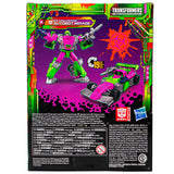 Transformers Generations Legacy Evolution Toxitron Collection G2 Universe Autobot Mirage deluxe walmart exclusive unreleased pink green box package back