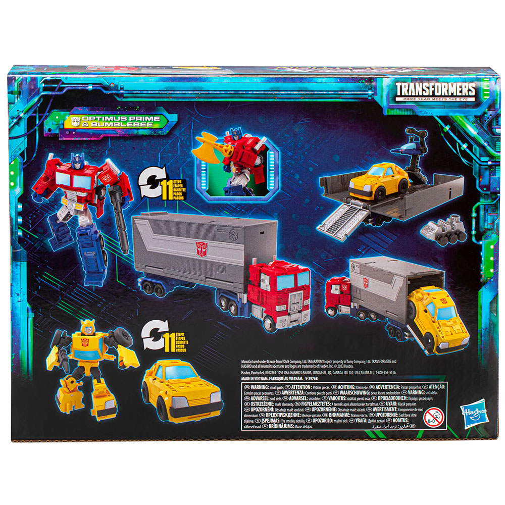 Transformers Legacy Evolution Optimus Prime Bumblebee Core 2-Pack Set ...