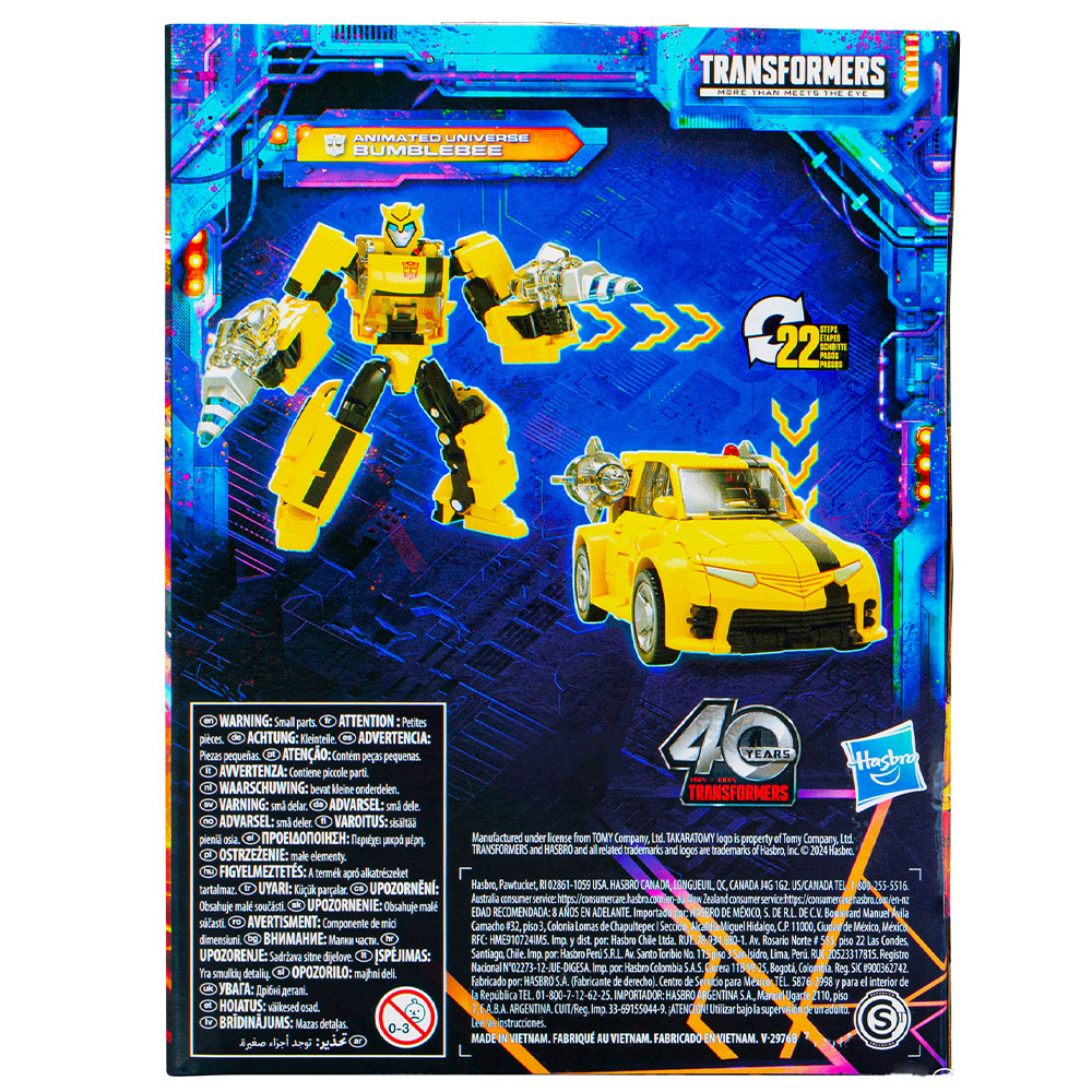 Transformers Generations Legacy United Animated Bumblebee Deluxe Toy ...