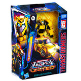 Transformers Generations Legacy United Animated Universe Bumblebee deluxe box package front angle