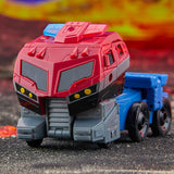 Transformers Generations Legacy United Animated Universe Optimus Prime voyager red semi fire truck cab toy front photo