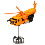 Transformers Generations legacy united g1 triple changer sandstorm leader hasbro orange helicopter vehicle cage toy accessories