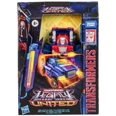 Transformers Generations Legacy United G1 Universe Autobot Gears deluxe Hasbro box package front