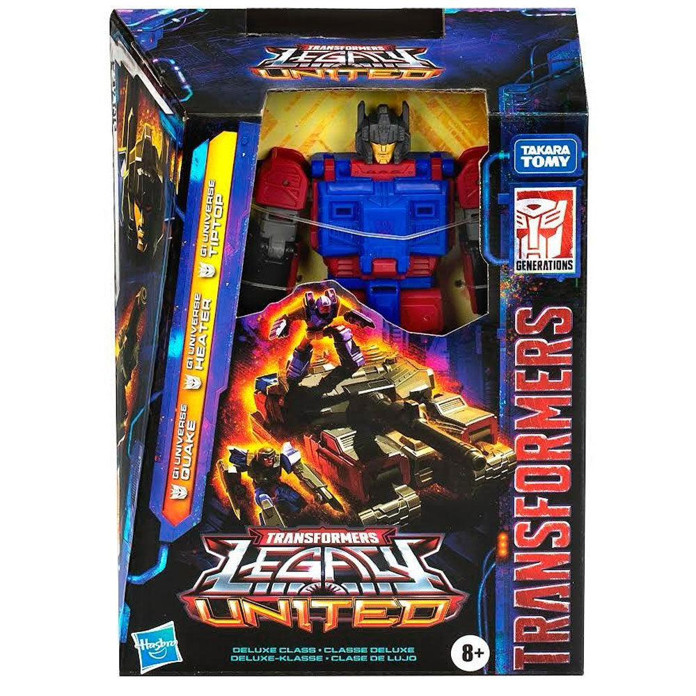 Transformers Legacy United G1 Universe Quake & Tiptop & Heater - Deluxe Transformers Legacy United G1 Universe Quake & Tiptop & Heater - Deluxe