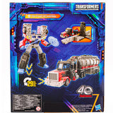 Transformers Generations Legacy United G2 Universe Laser Optimus Prime leader box package back